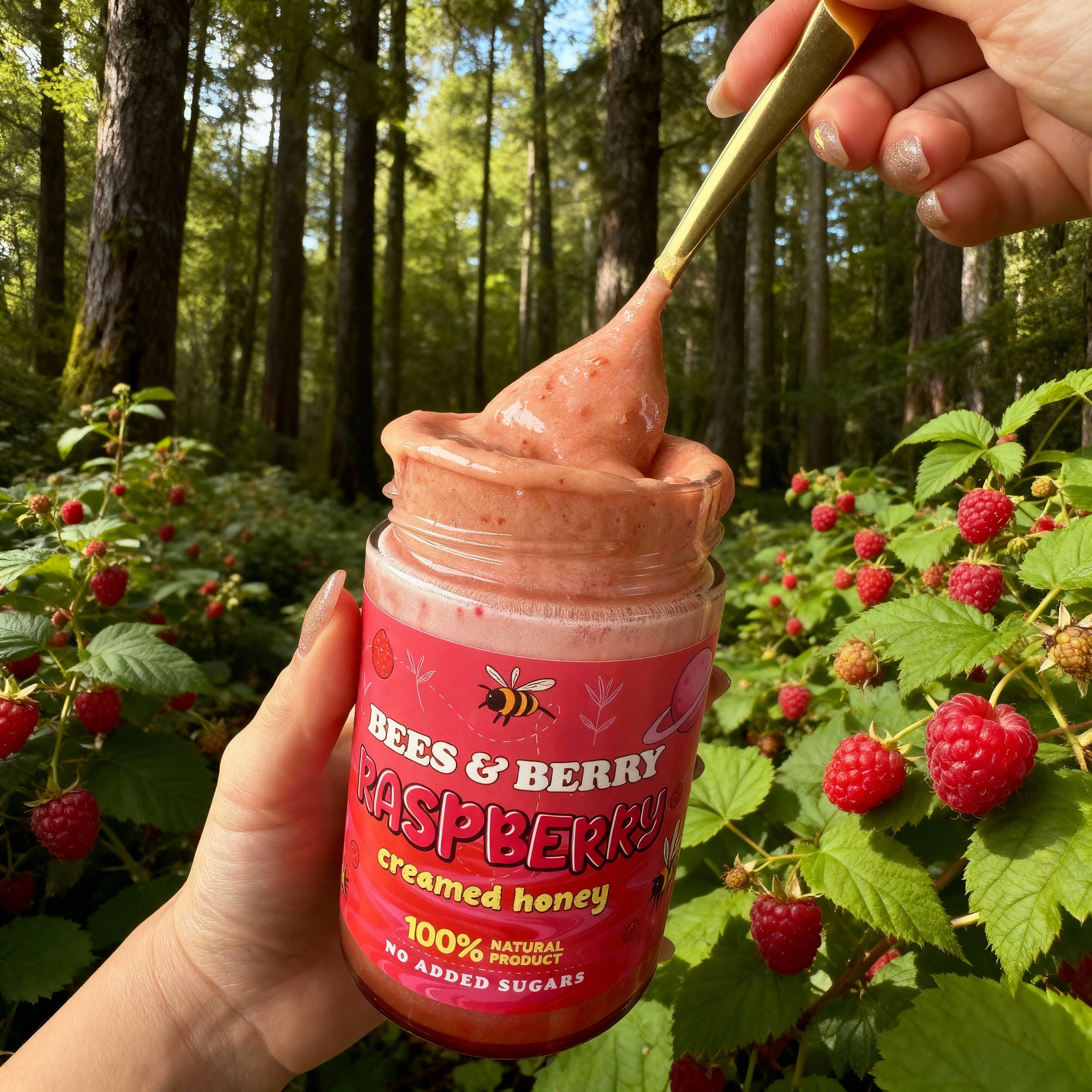 🍯 Served by the Spoonful-Bees & Berry Creamed Honey