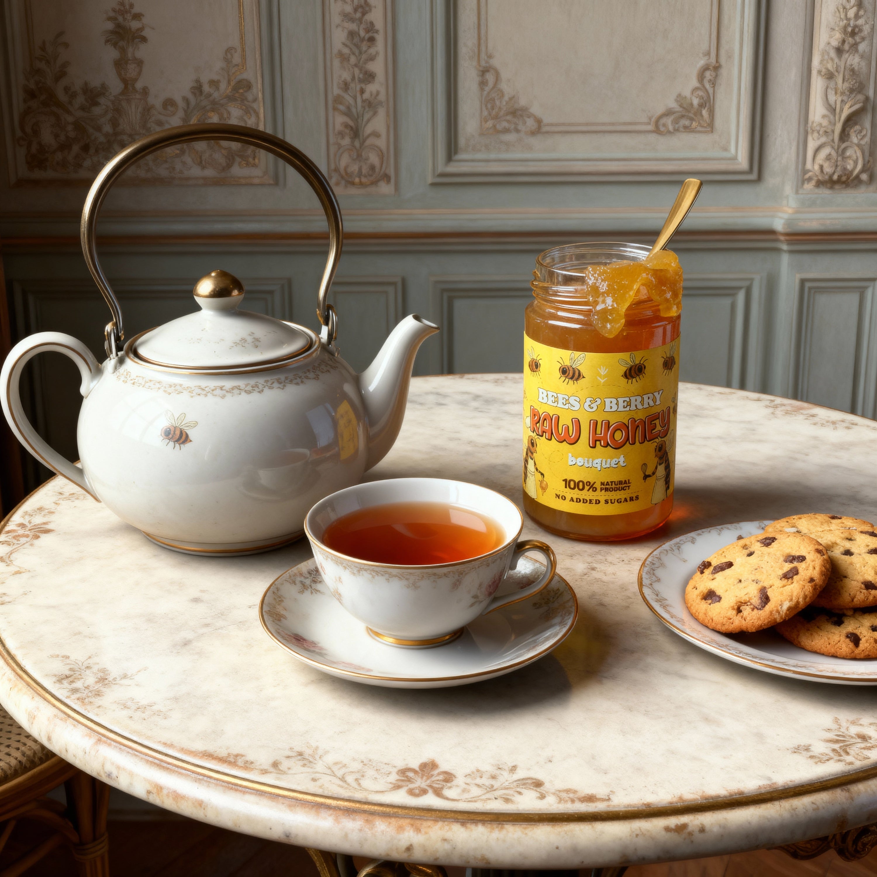 🍯 Bees & Berry Honey Tea Bliss