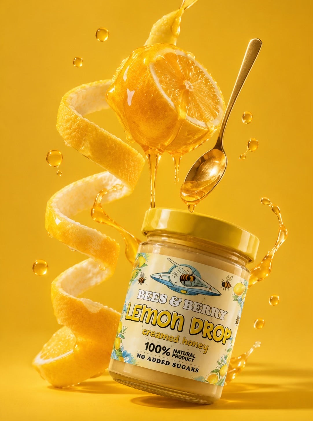 Lemon Drop Creamed Honey