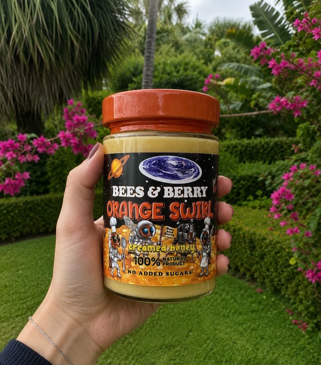 Orange Swirl Creamed Honey