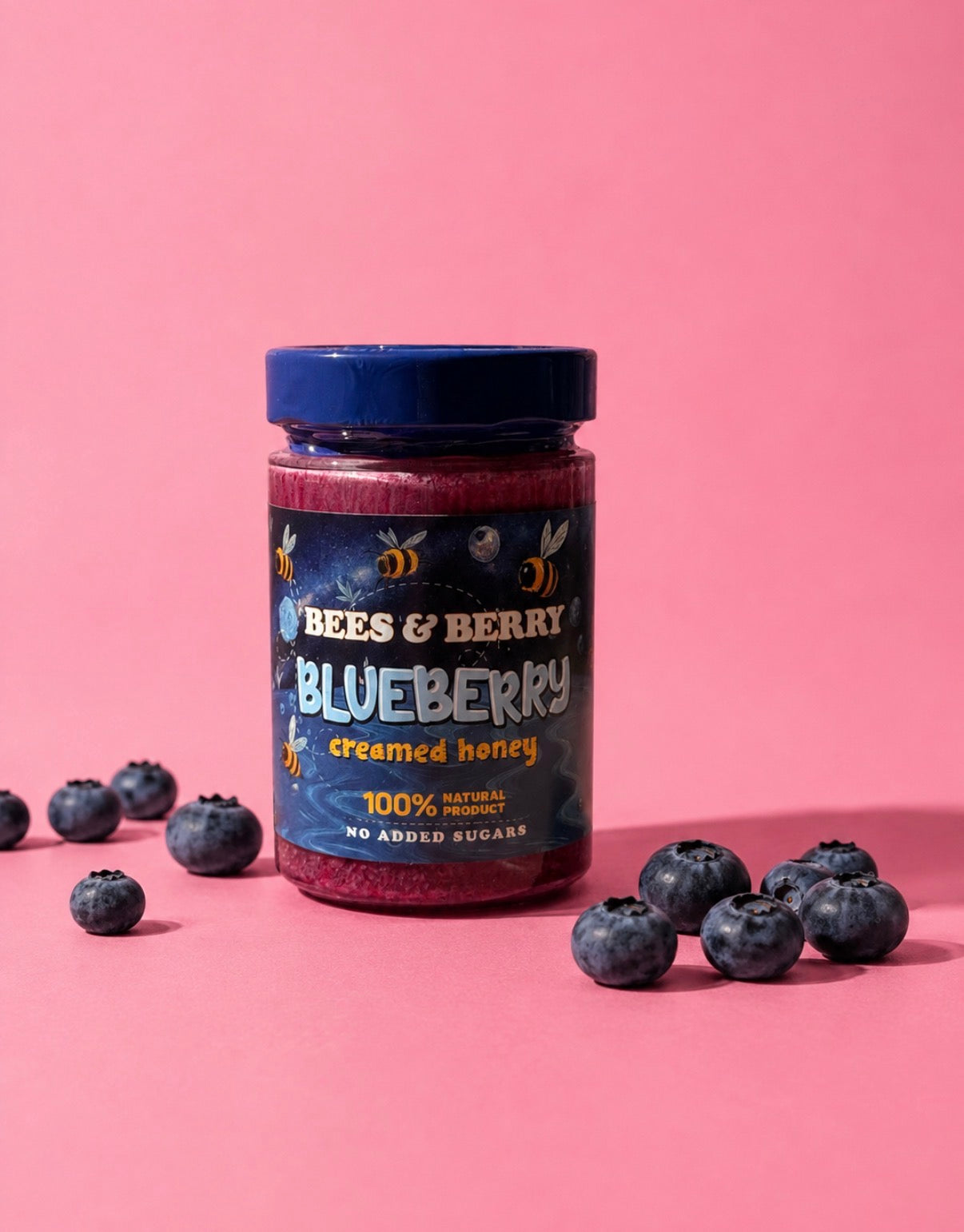 Blueberry Creamed Honey
