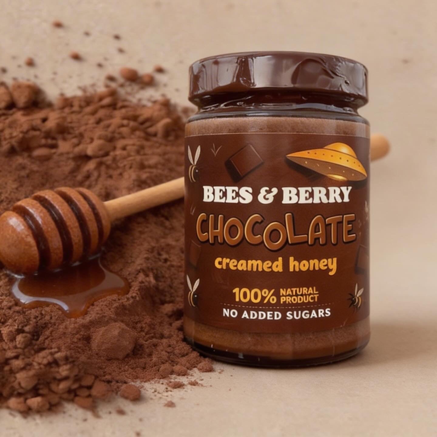 Chocolate Creamed Honey