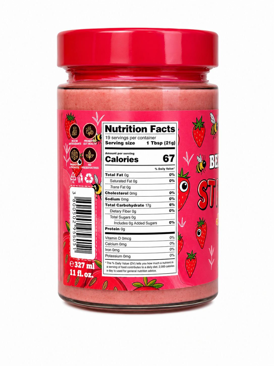 Strawberry Creamed Honey