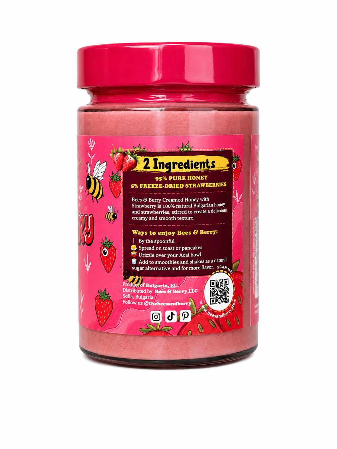 Strawberry Creamed Honey