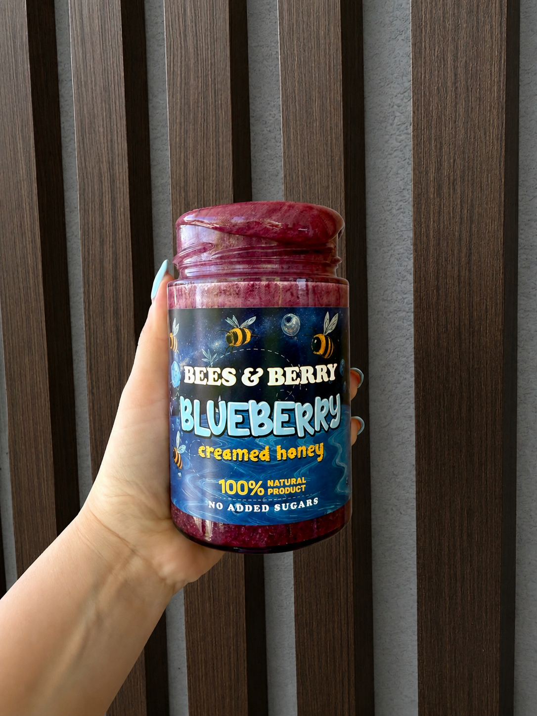 Blueberry Creamed Honey