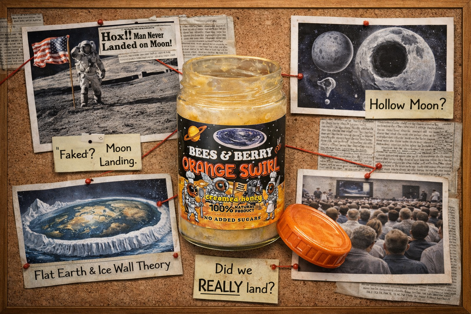 Orange Swirl Creamed Honey