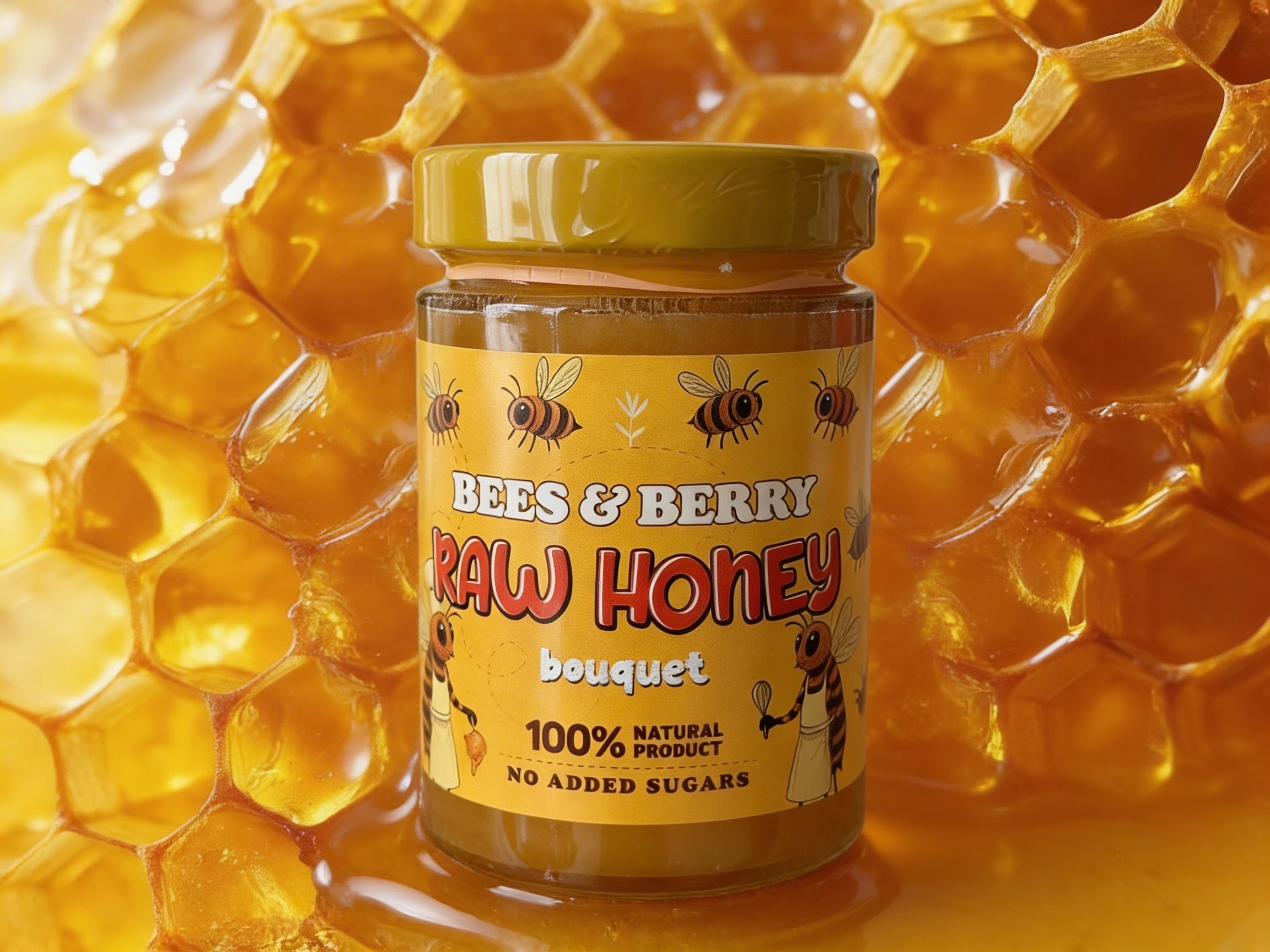 Pure Raw Honey- Bouquet