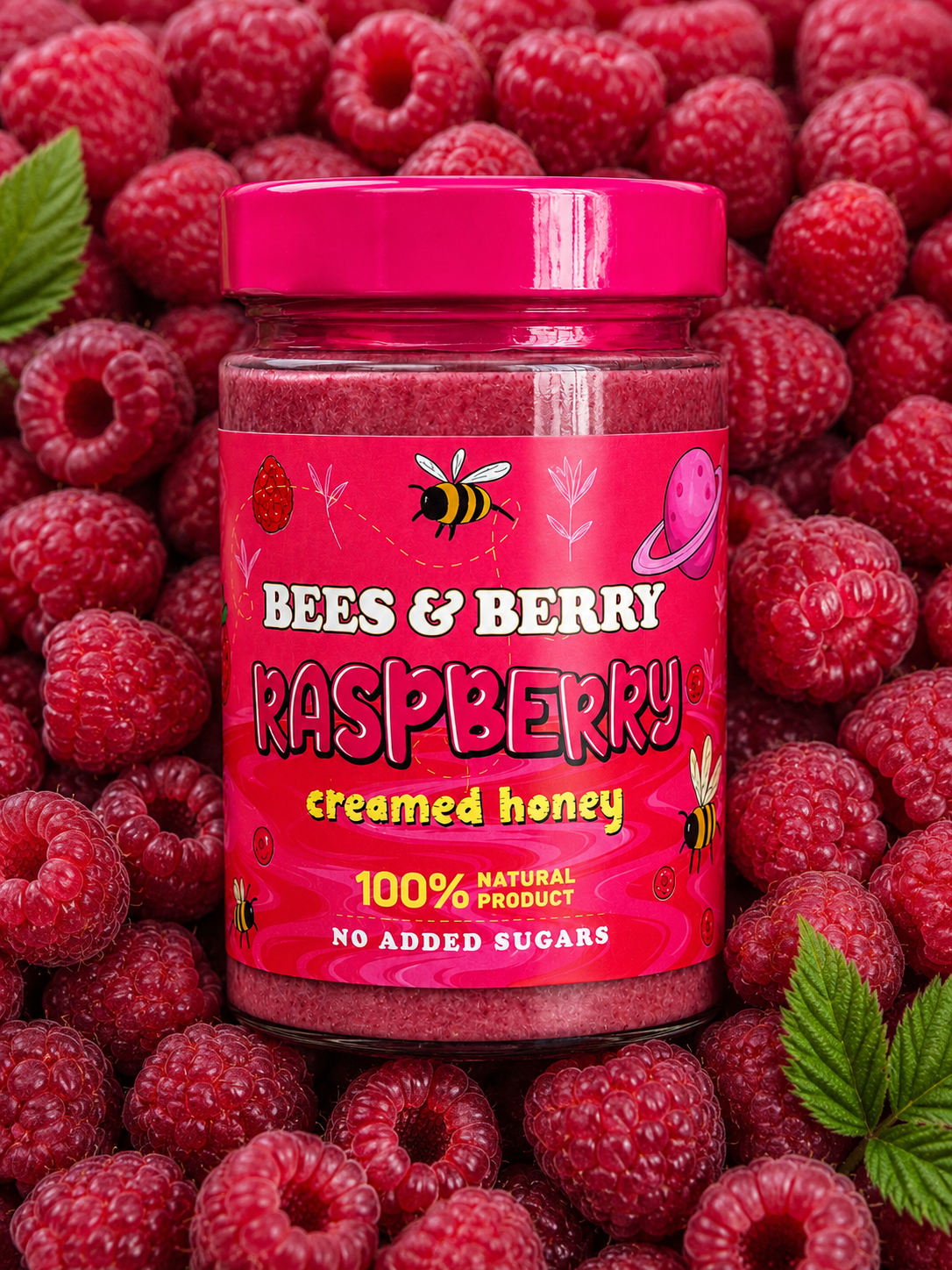Raspberry Creamed Honey