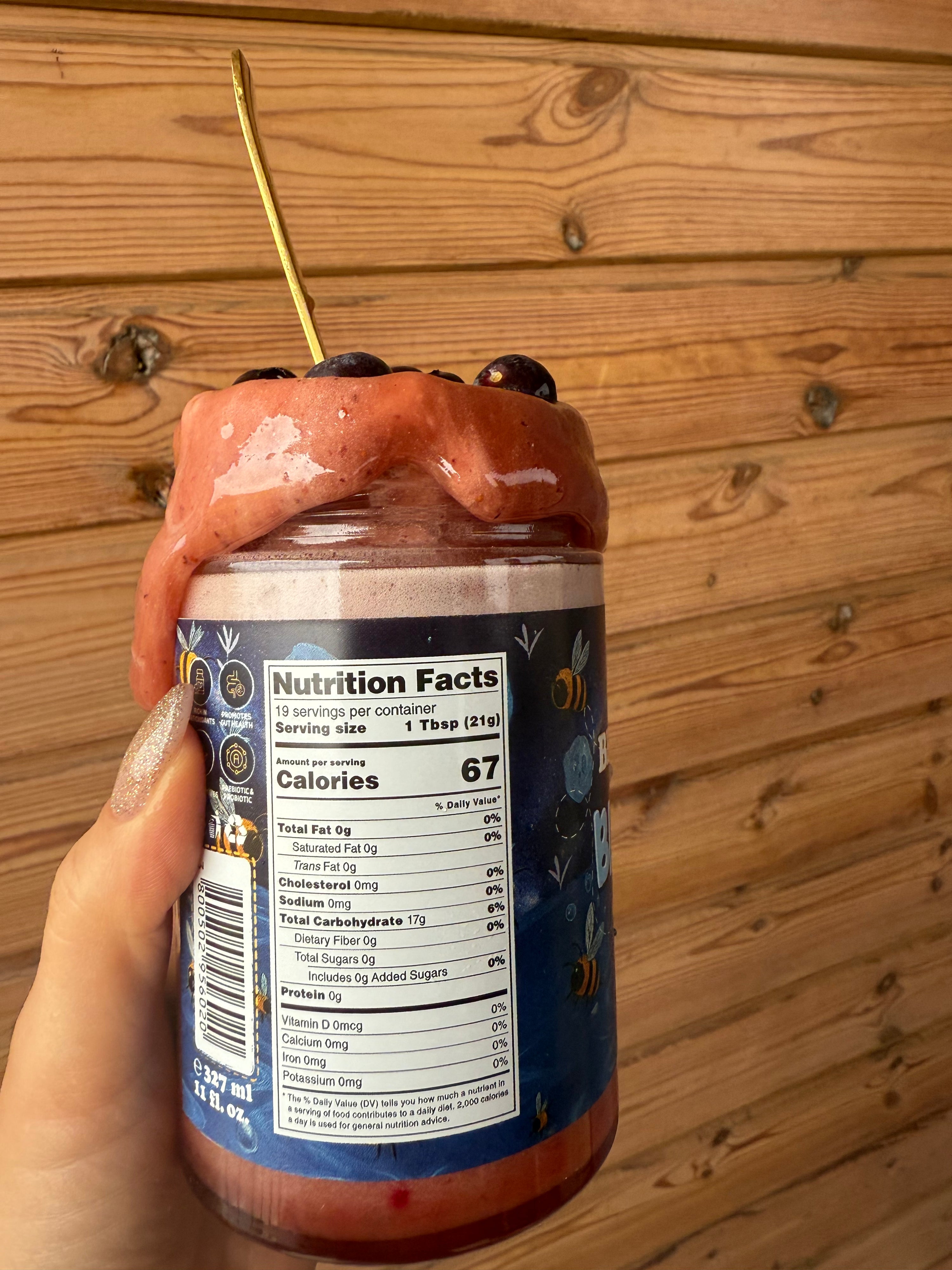 Blueberry Creamed Honey