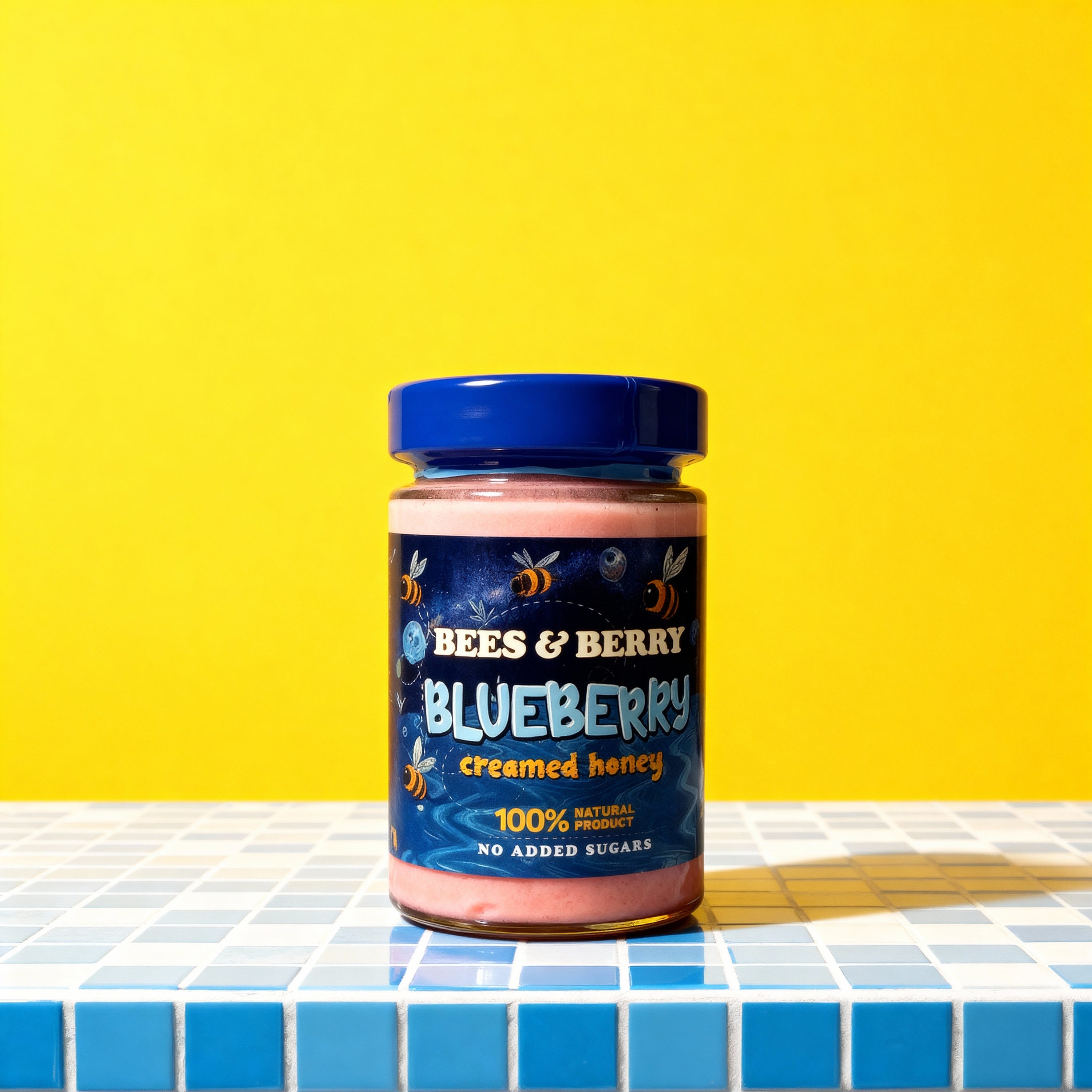 Blueberry Creamed Honey