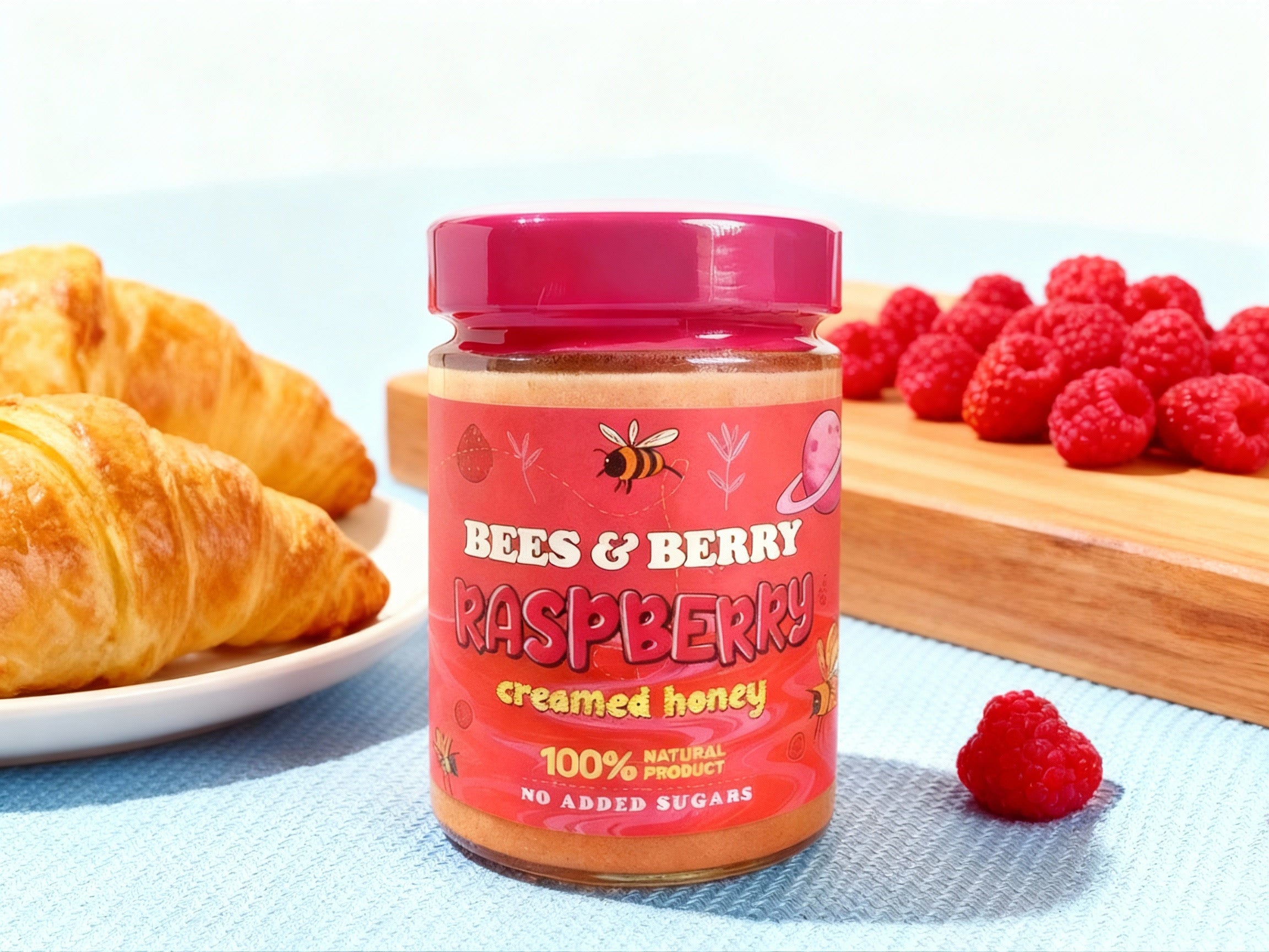 Raspberry Creamed Honey