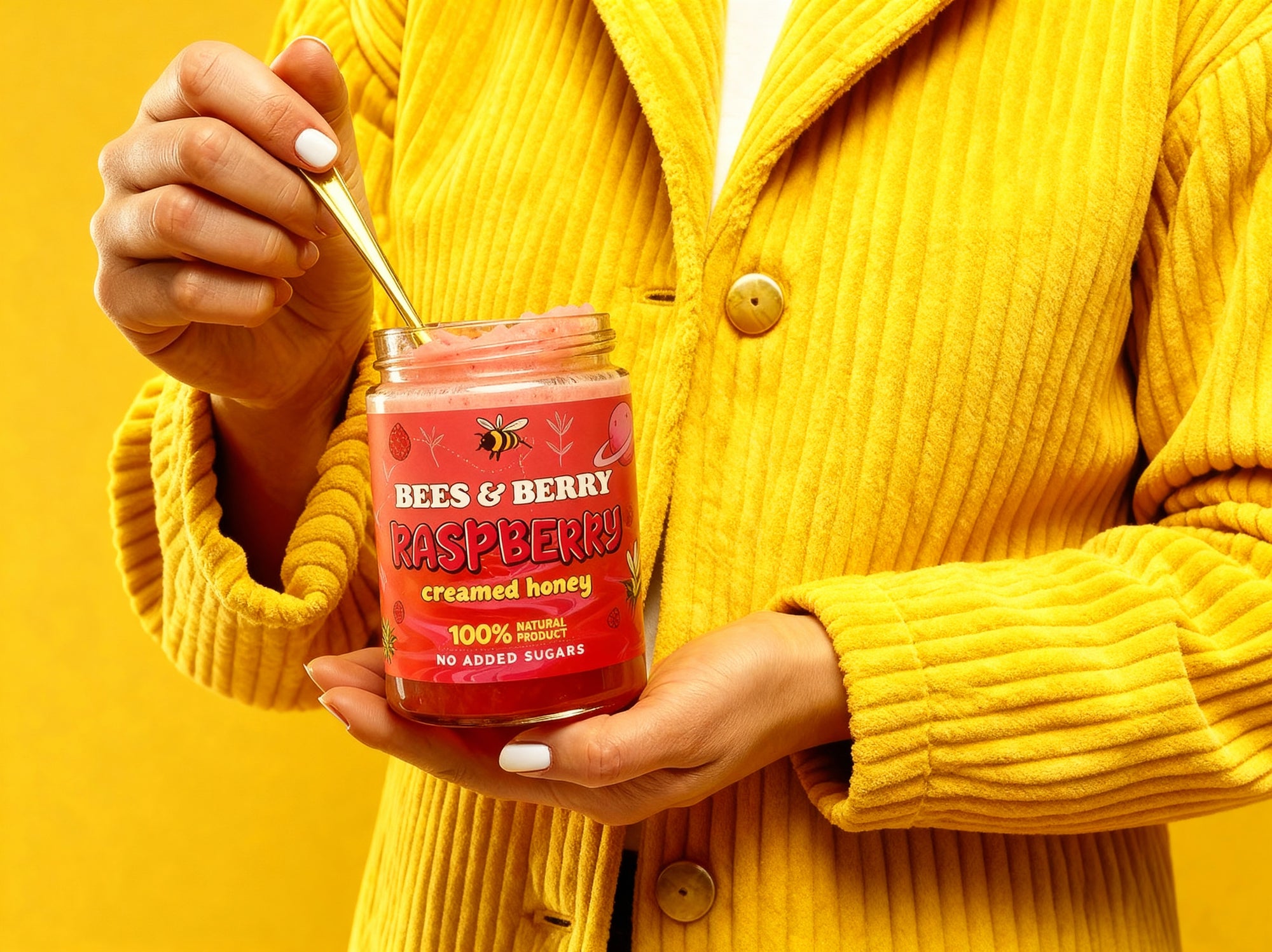 Raspberry Creamed Honey