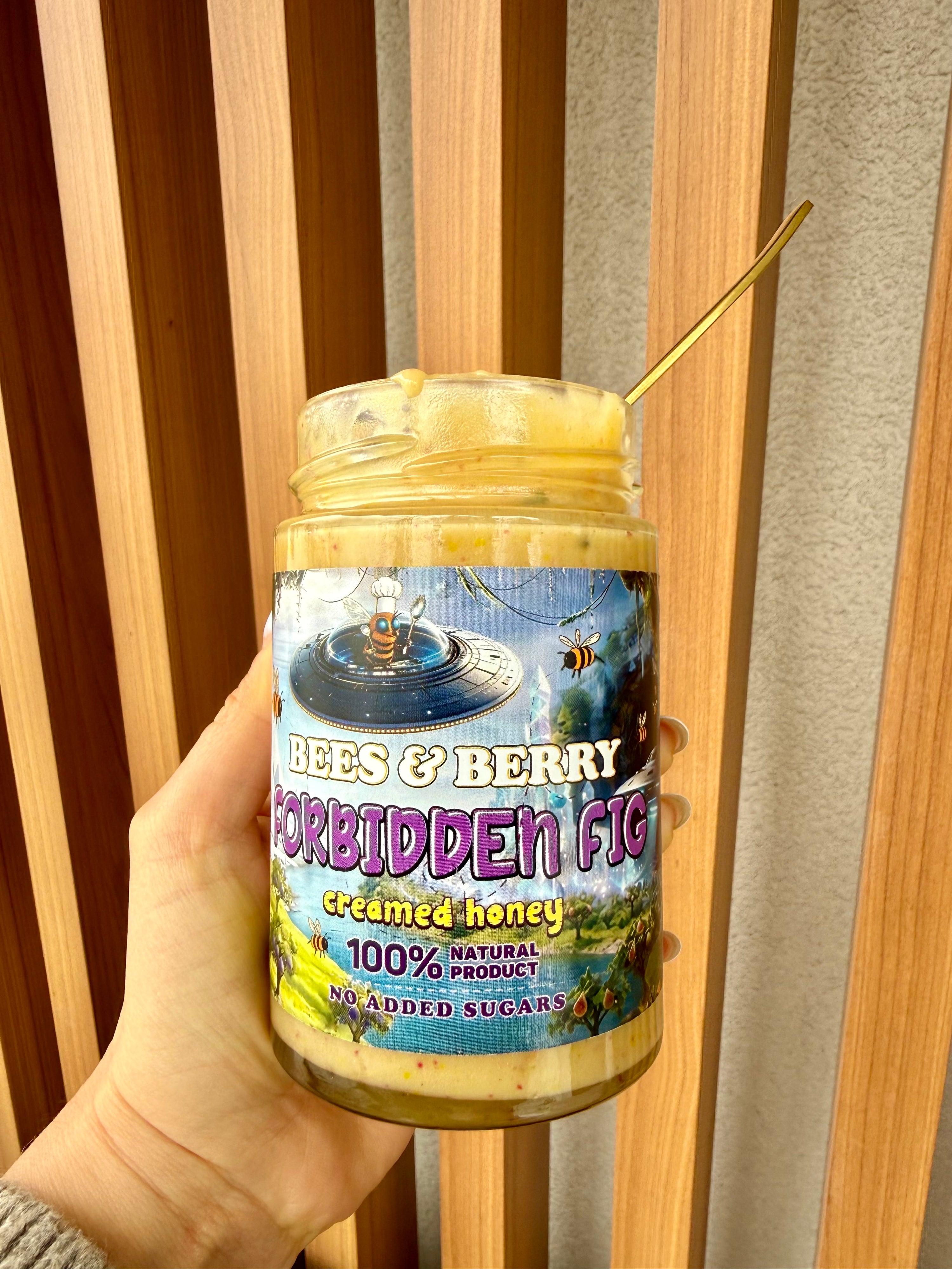 Forbidden Fig Creamed Honey