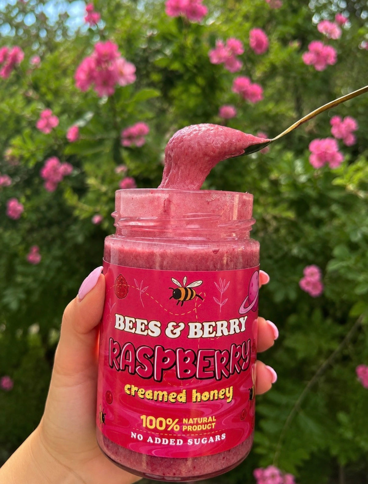 Raspberry Creamed Honey