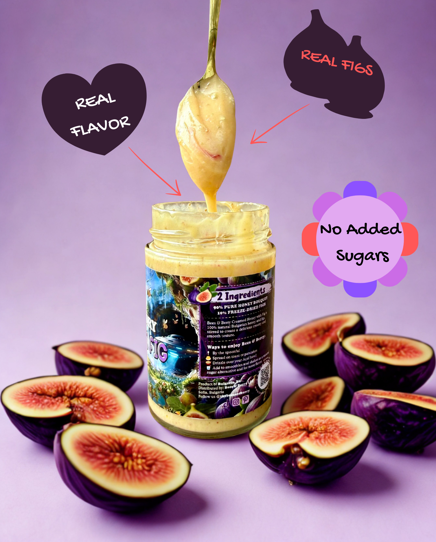 Forbidden Fig Creamed Honey