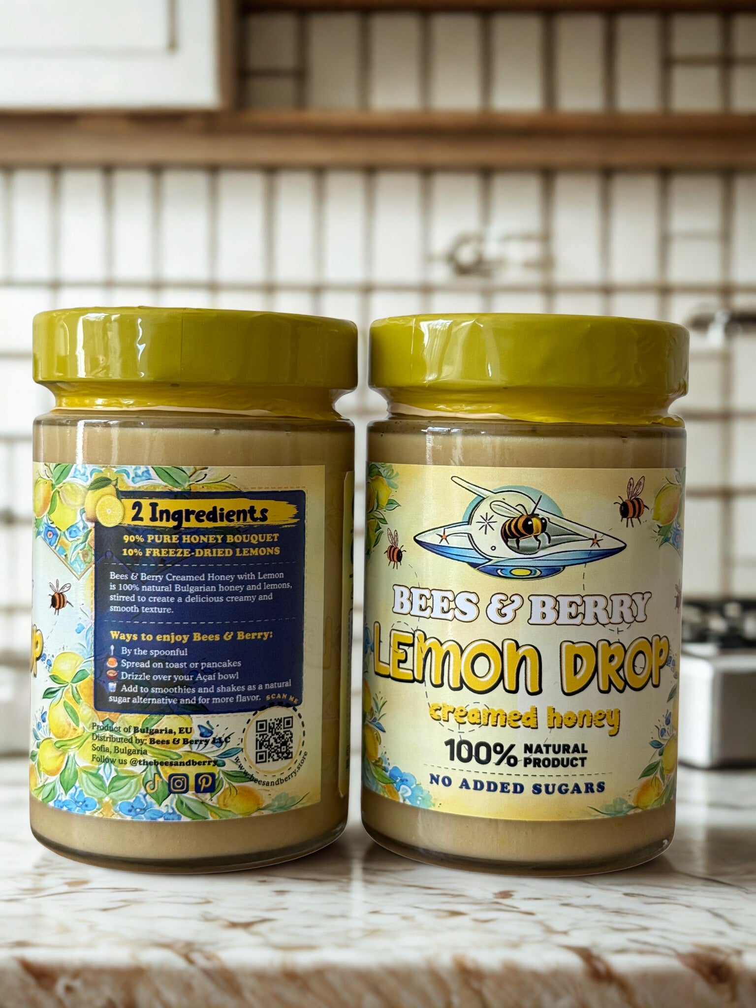 Lemon Drop Creamed Honey