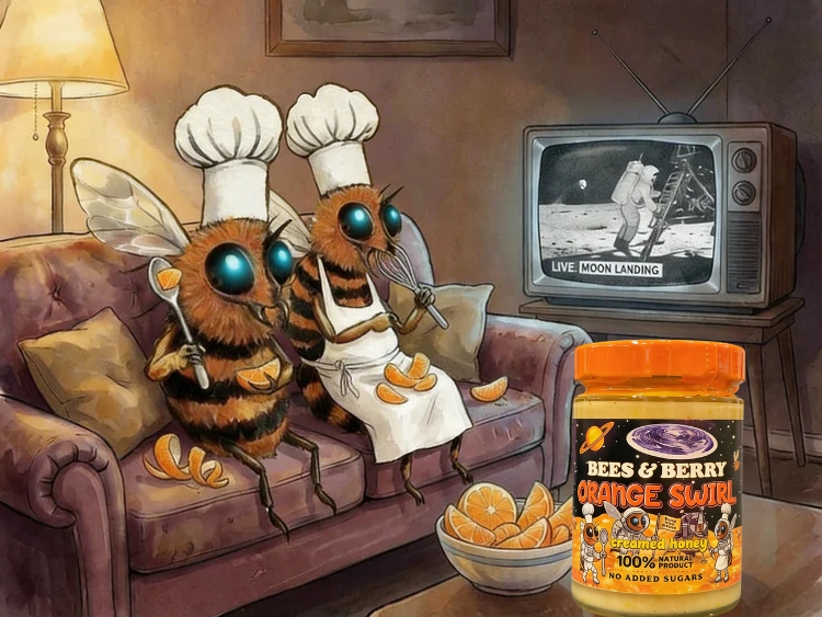 Orange Swirl Creamed Honey