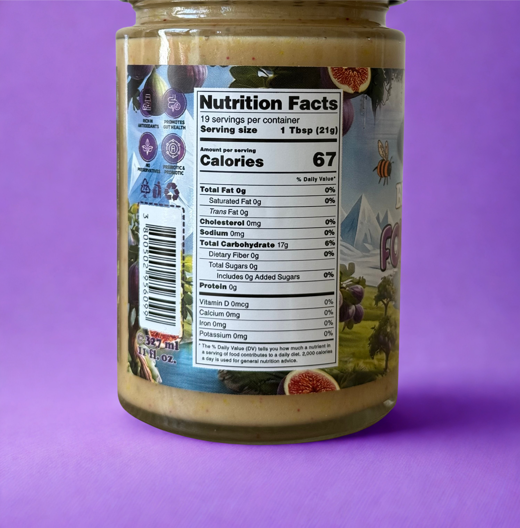 Forbidden Fig Creamed Honey