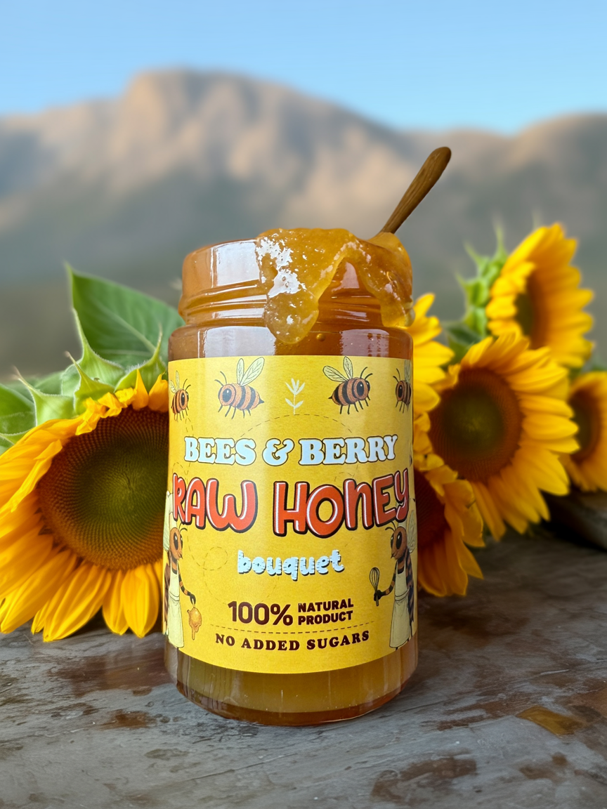 Pure Raw Honey- Bouquet