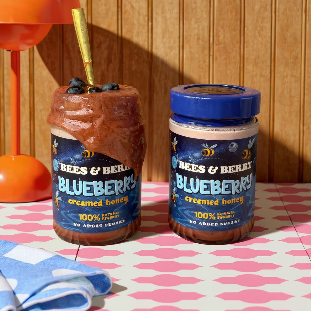 Blueberry Creamed Honey