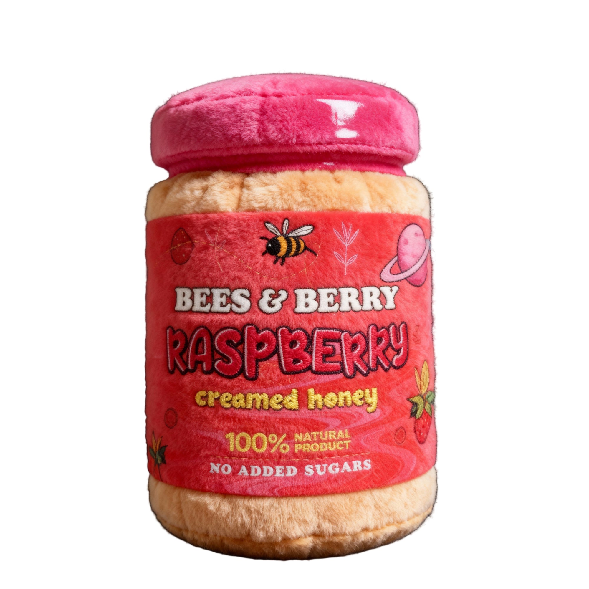 Raspberry Creamed honey plushie ˗ˏˋ 🍓 ˎˊ˗