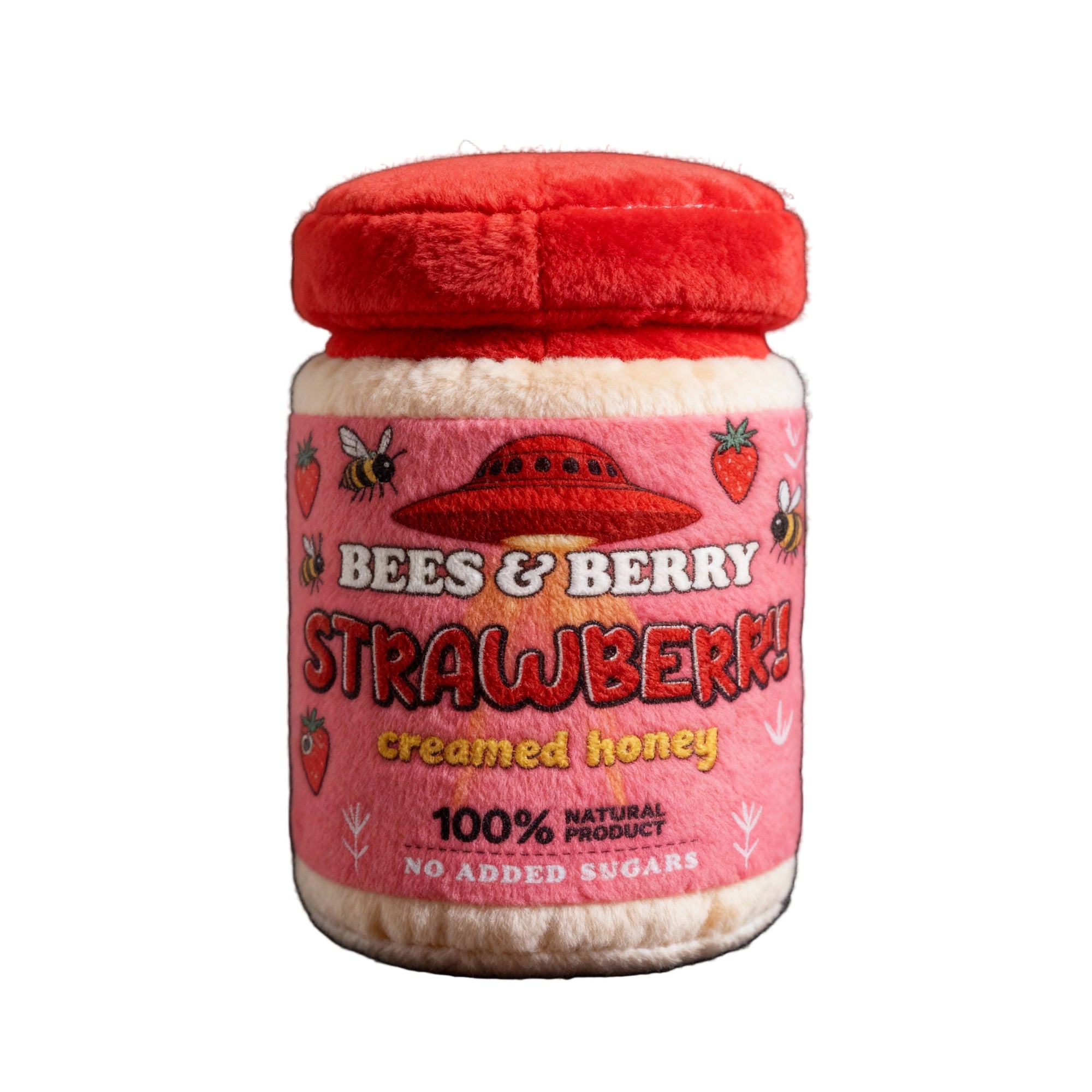 Strawberry creamed honey plushie 🍓