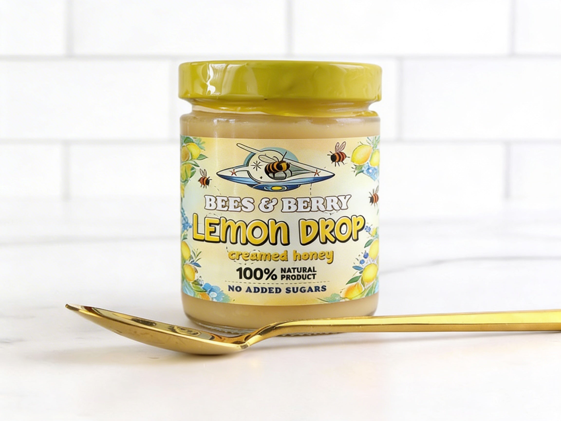 Lemon Drop Creamed Honey