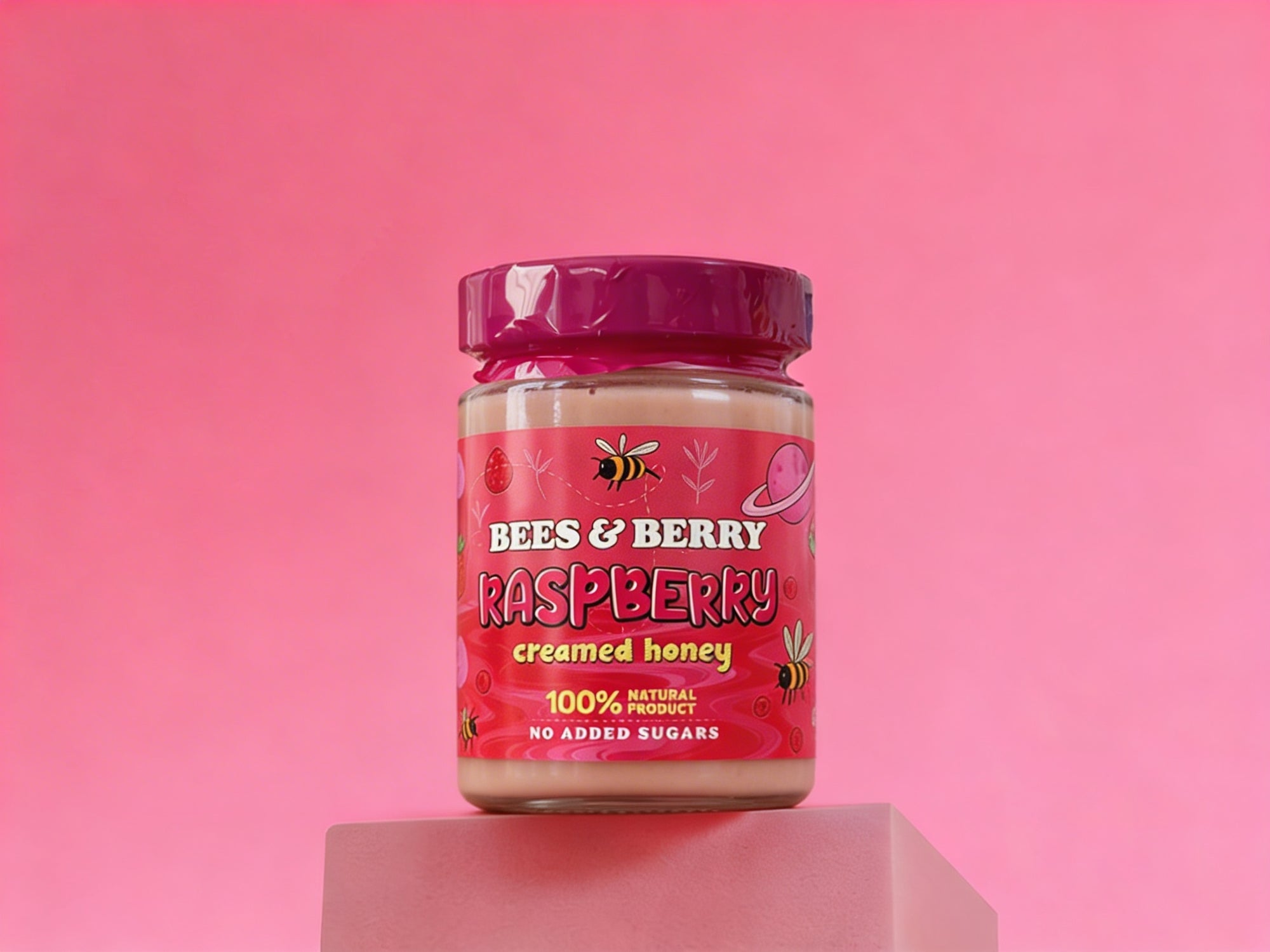 Raspberry Creamed Honey