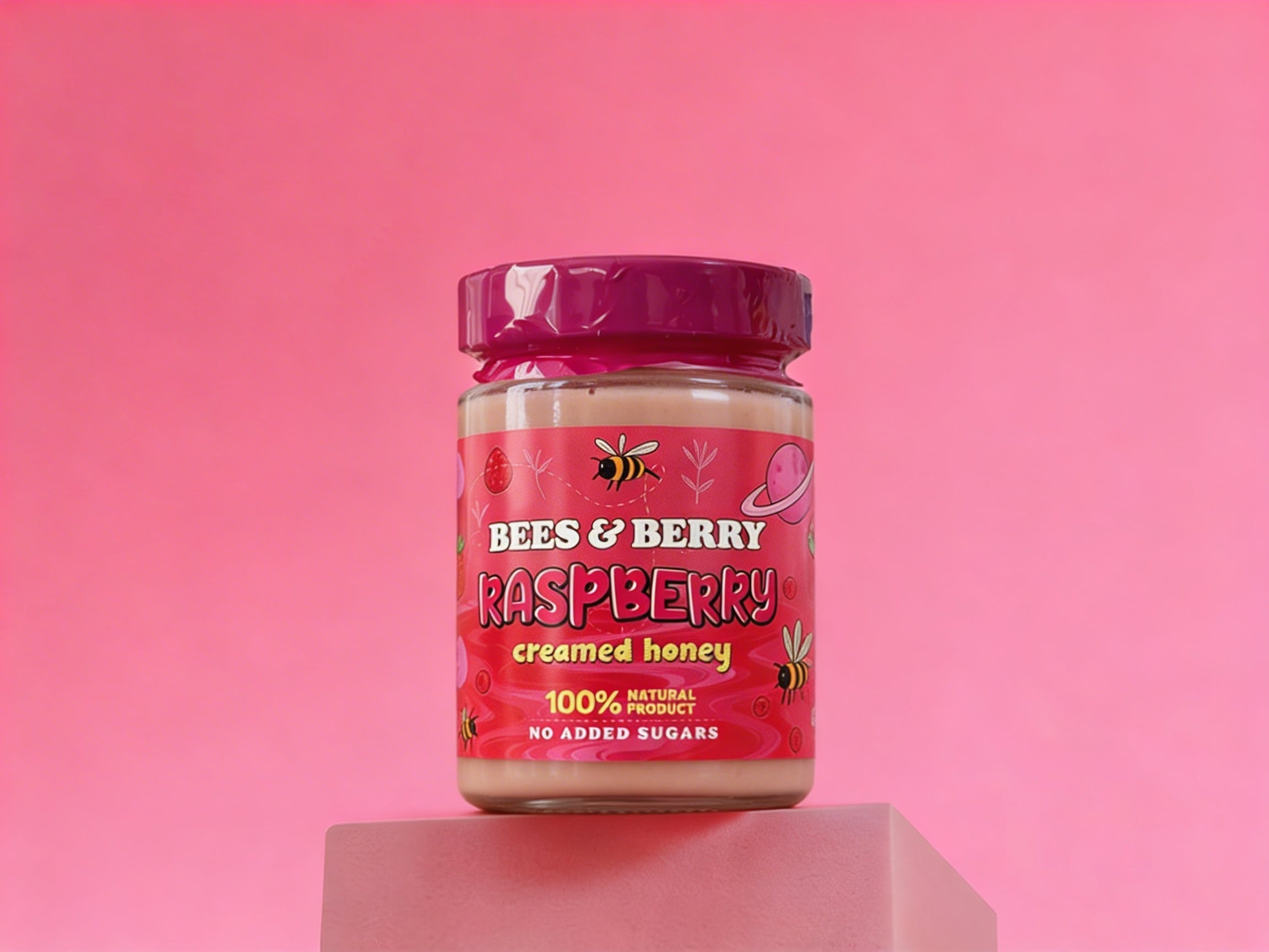 Raspberry Creamed Honey