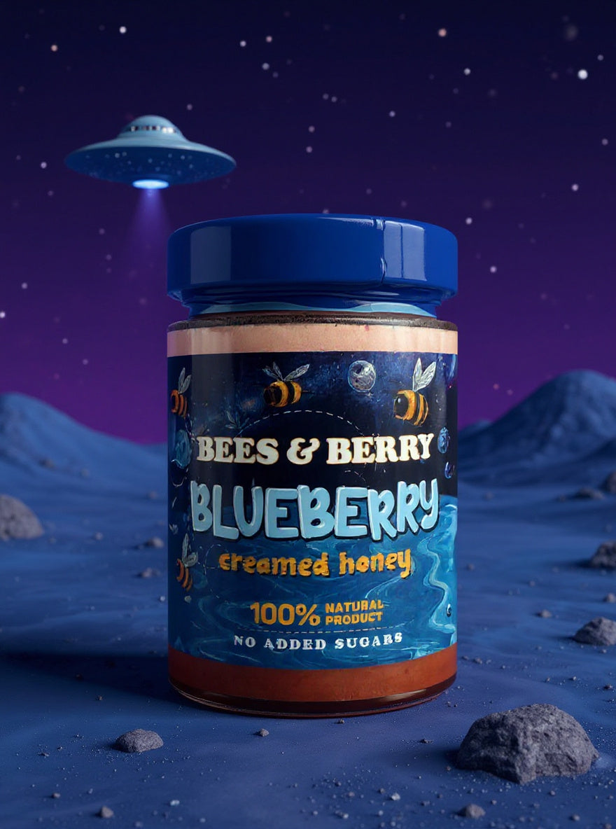 Blueberry Creamed Honey