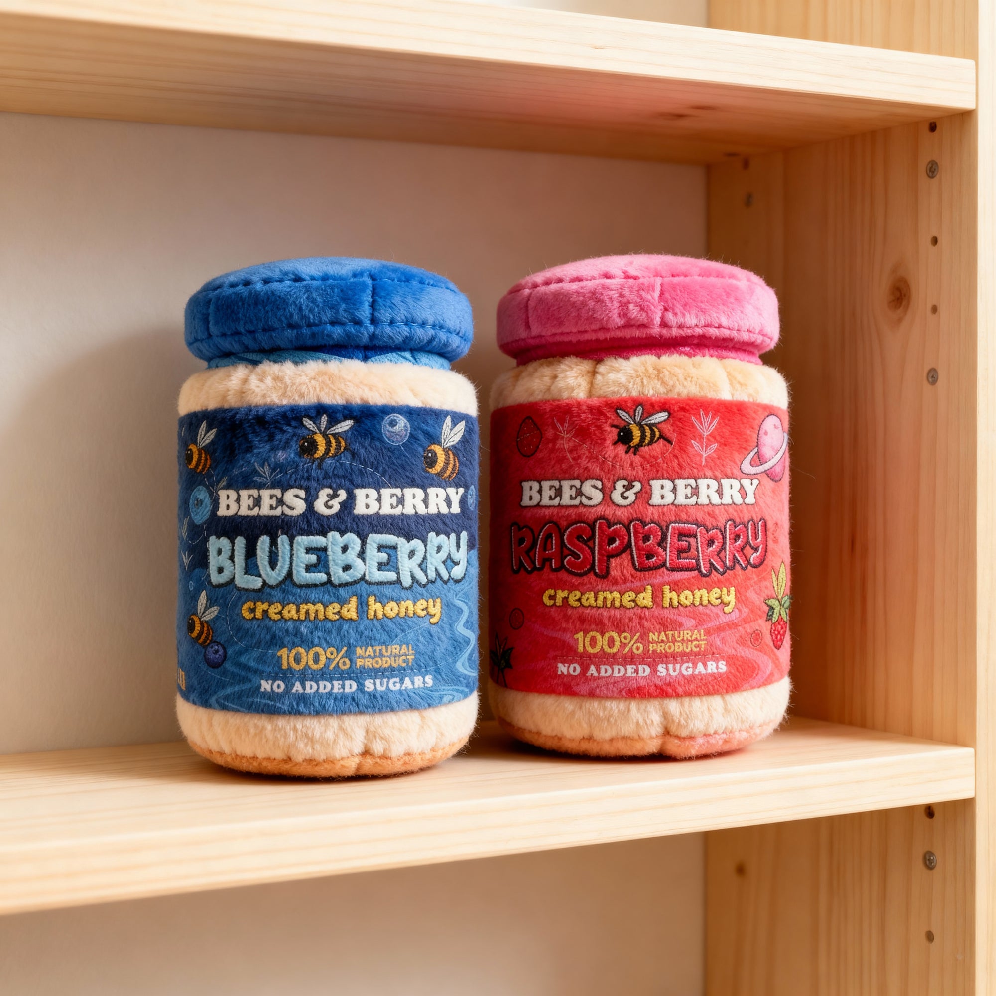 Raspberry Creamed honey plushie ˗ˏˋ 🍓 ˎˊ˗