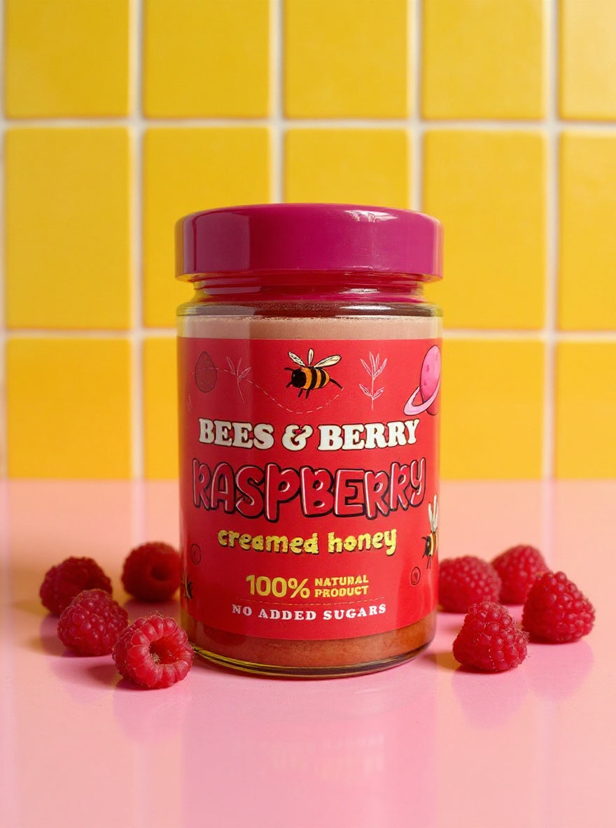 Raspberry Creamed Honey