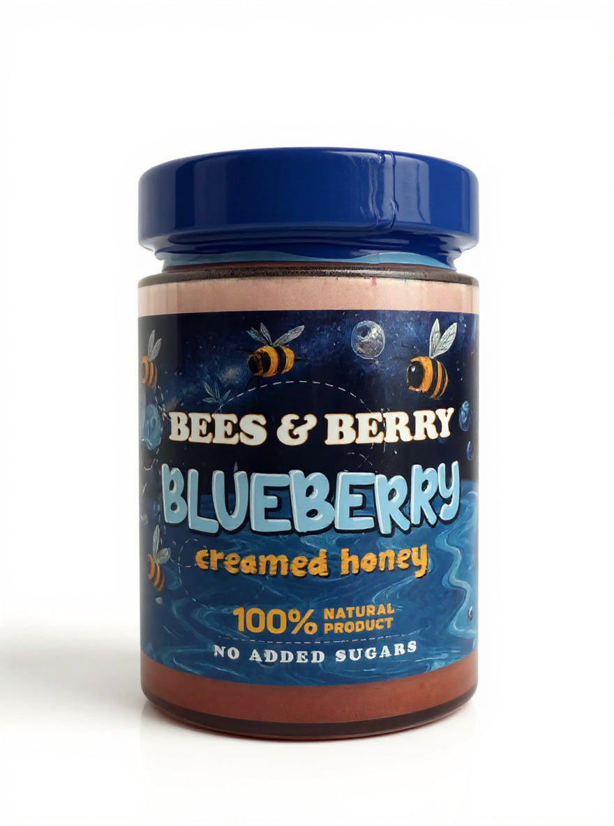 Blueberry Creamed Honey