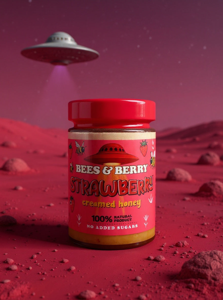 Strawberry Creamed Honey