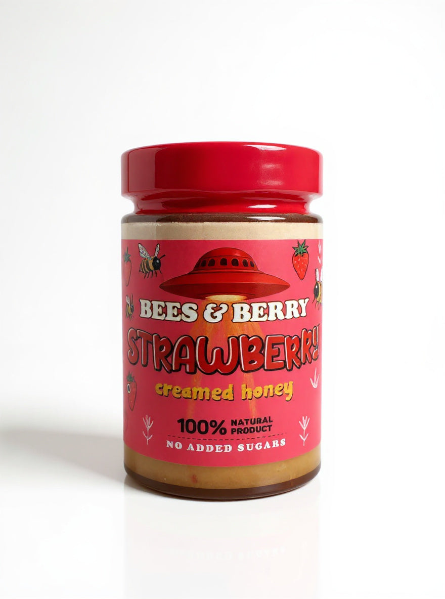 Strawberry Creamed Honey