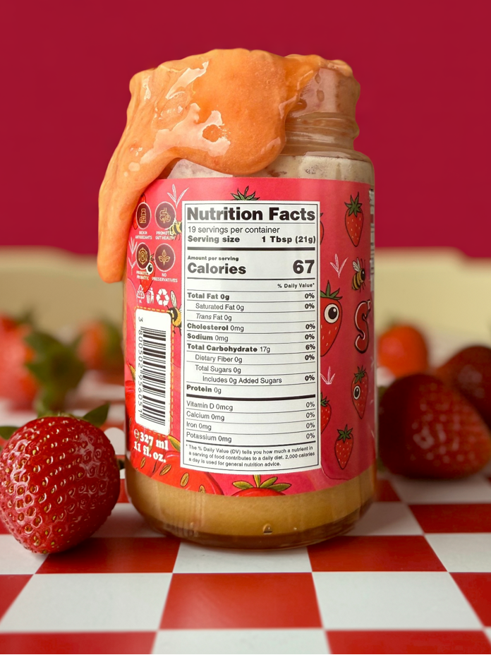 Strawberry Creamed Honey